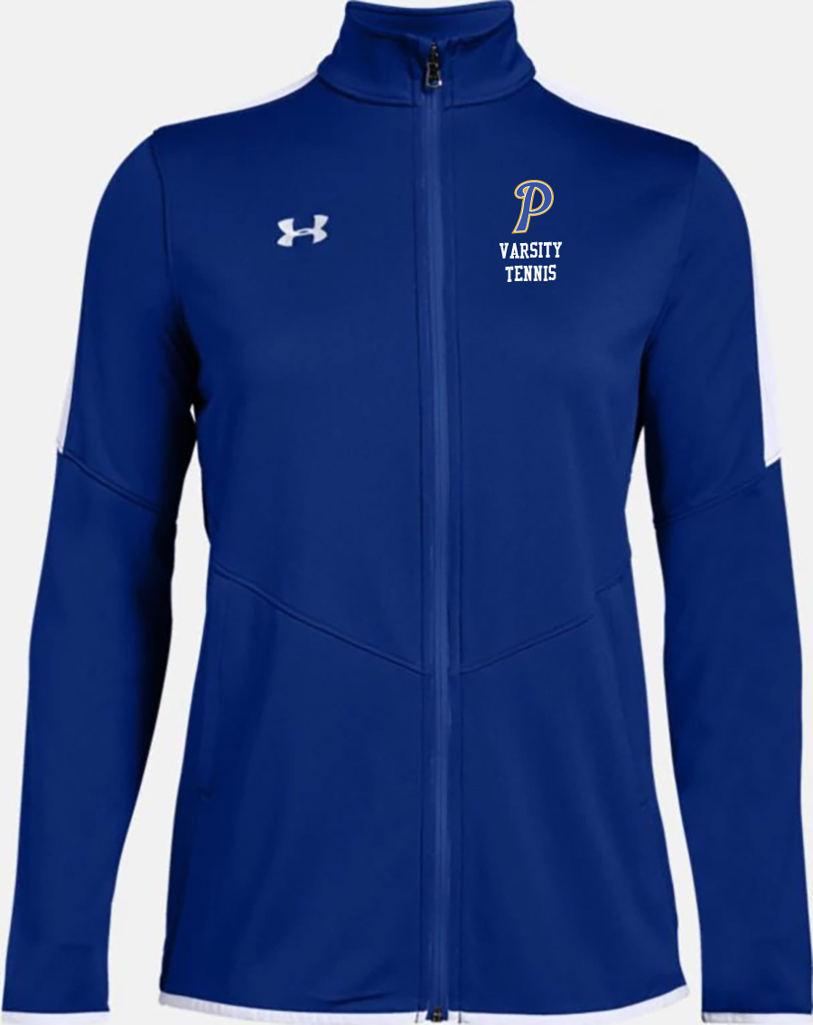 Women's Under Armour Rival Knit Jacket, Royal Varsity